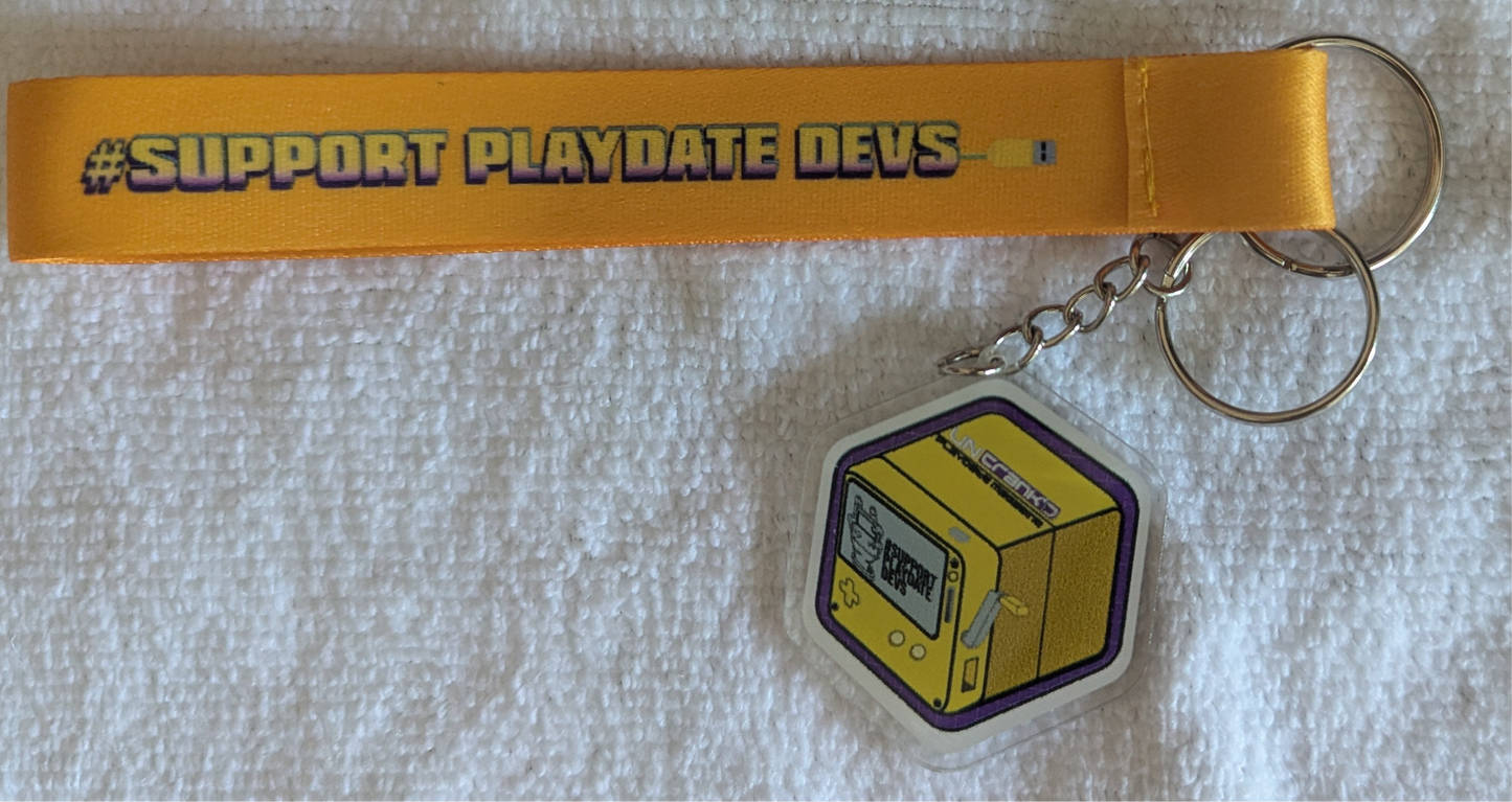 Uncrank’d lanyard with small keychain