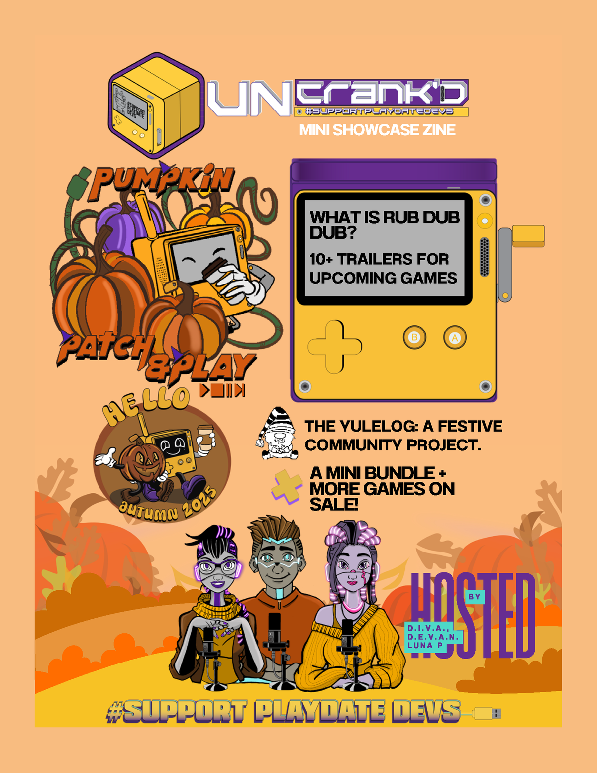 Uncrank'd Pumpkin Patch + Play (print)
