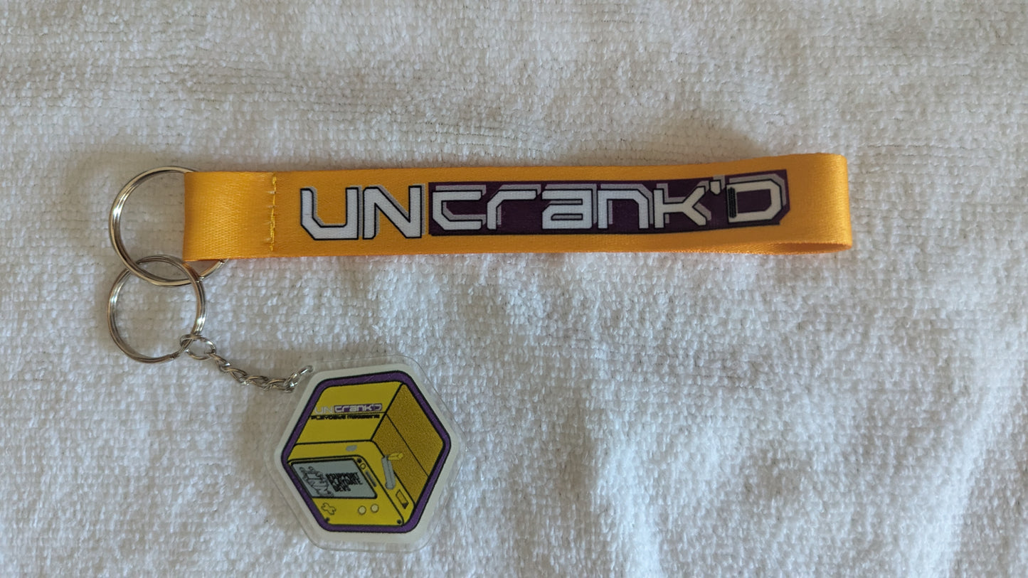 Front of the lanyard.