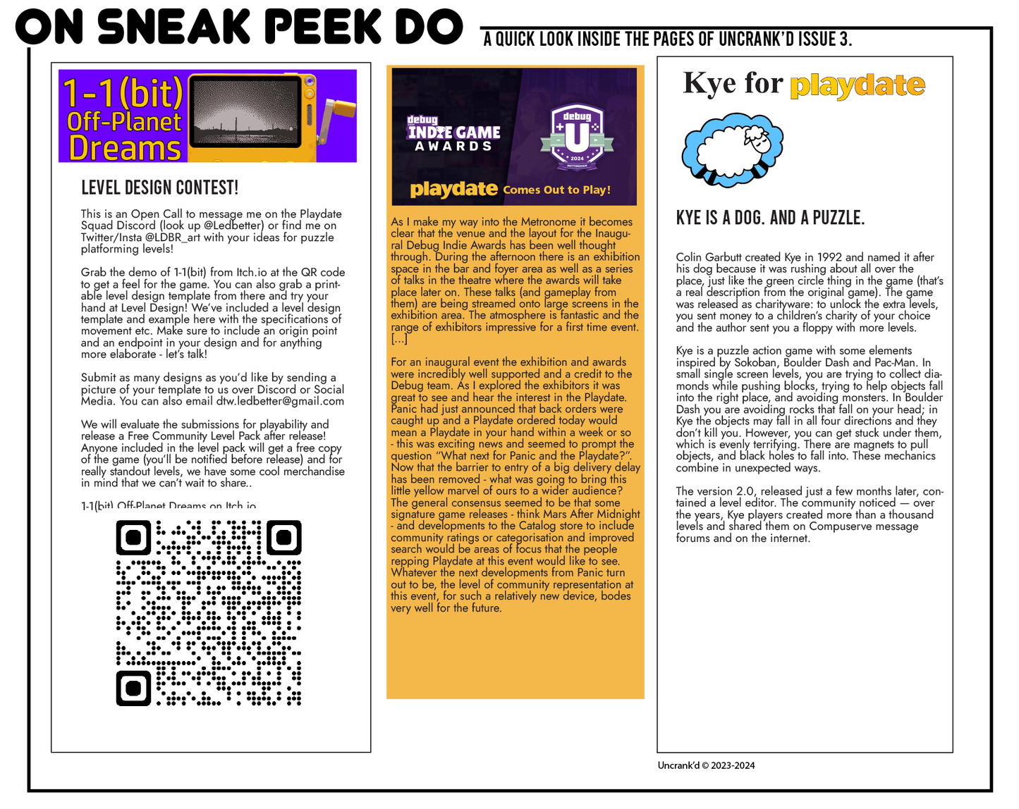 Uncrank’d Volume 1: The First Sparks