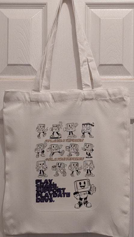 #PlaydatePrime Tote Bags