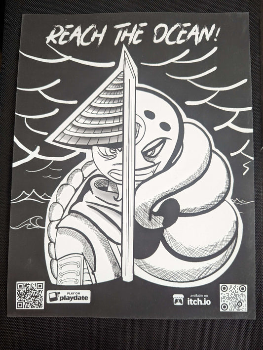 Reach the Ocean mini poster