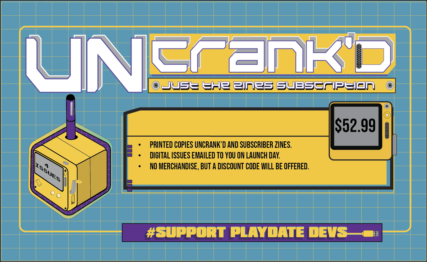 Uncrank’d Just the Zines Subscription