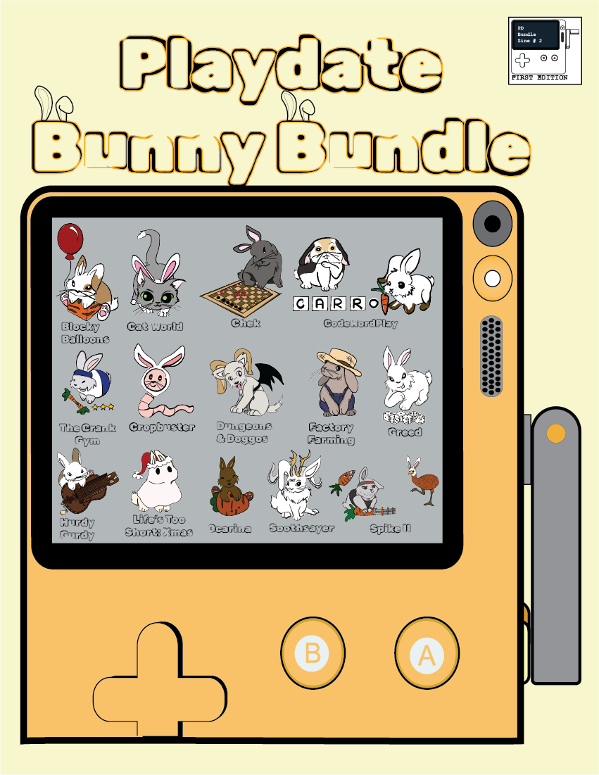 Playdate Bunny Bundle Magazine